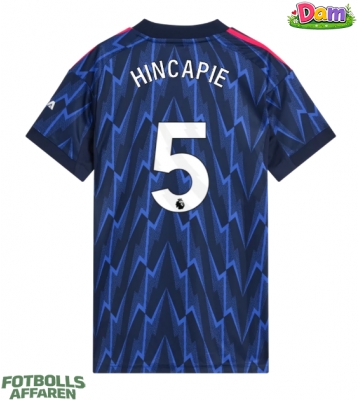 Arsenal Piero Hincapie #5 Bortatröja Kvinnor 2025-26 Kortärmad